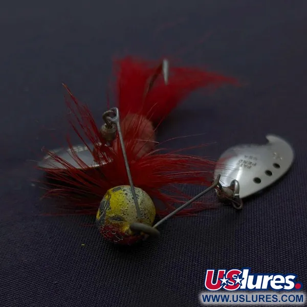 Jamison Shannon Twin Spinner, Nickel/Rot, 10 g, #24491