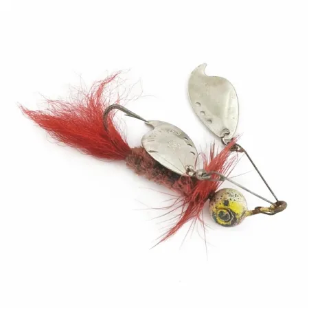 Jamison Shannon Twin Spinner, Nickel/Rot, 10 g, #24491