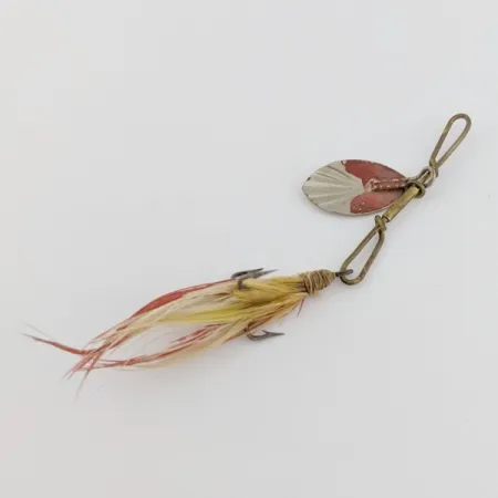 G.M. Skinner 1 Spinner, Nickel/Rot, 3,5 g, geriffelt, #24500