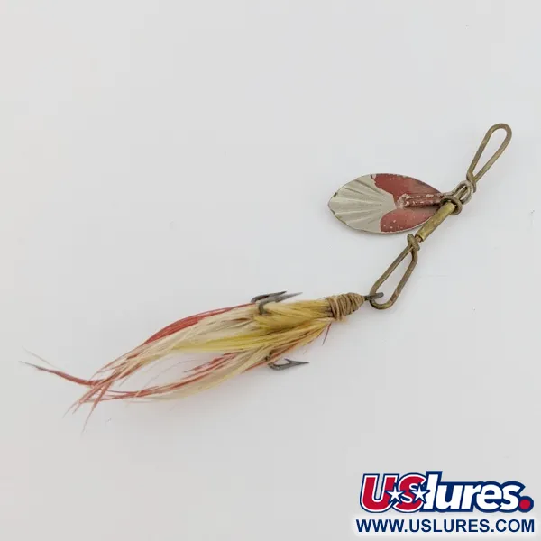 G.M. Skinner 1 Spinner, Nickel/Rot, 3,5 g, geriffelt, #24500