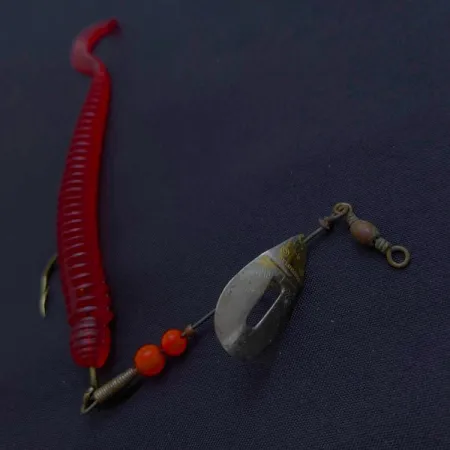 Pflueger June Bug №4 Spinner, Rot/Nickel, 6 g, Offset-Arm, #24501