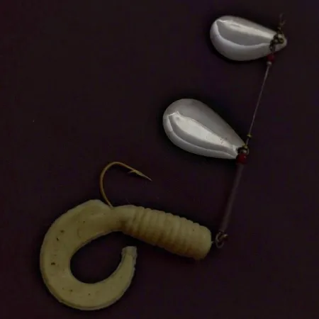 Worth Double Blade Spinner, Nickel, 5 g, Twister, #24502