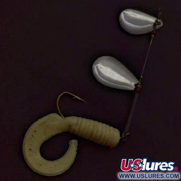 Worth Double Blade Spinner, Nickel, 5 g, Twister, #24502