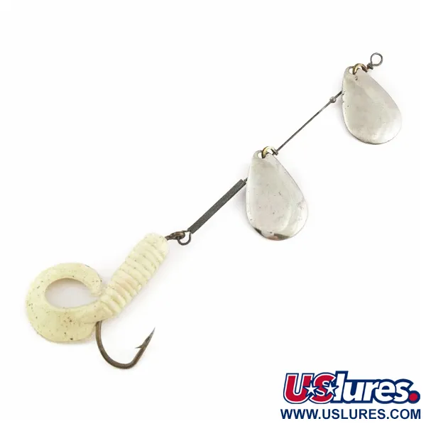 Worth Double Blade Spinner, Nickel, 5 g, Twister, #24502