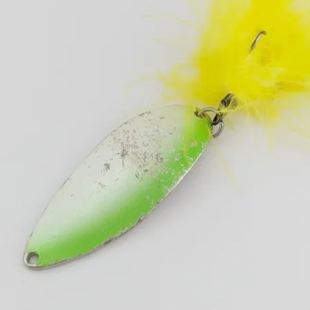 Seneca Little Cleo Hula Girl Blinker, Nickel/Grün, 21g, #24504