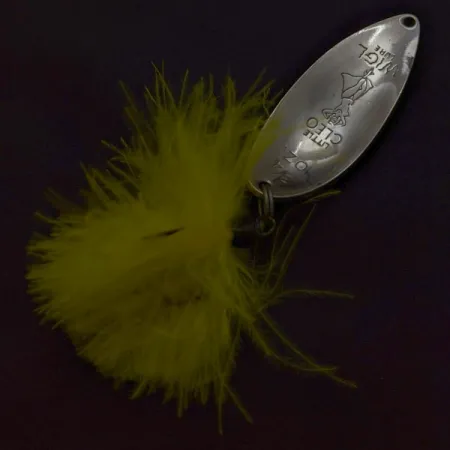 Seneca Little Cleo Hula Girl Blinker, Nickel/Grün, 21g, #24504