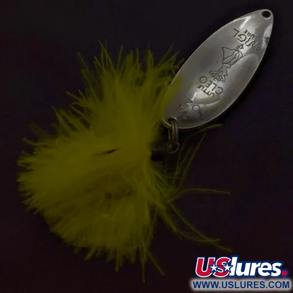 Seneca Little Cleo Hula Girl Blinker, Nickel/Grün, 21g, #24504