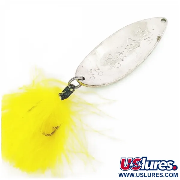 Seneca Little Cleo Hula Girl Blinker, Nickel/Grün, 21g, #24504