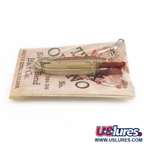 South Bend Trix-Oreno 594 Fliegenköder, Silber/Rot, 2 g, #24506