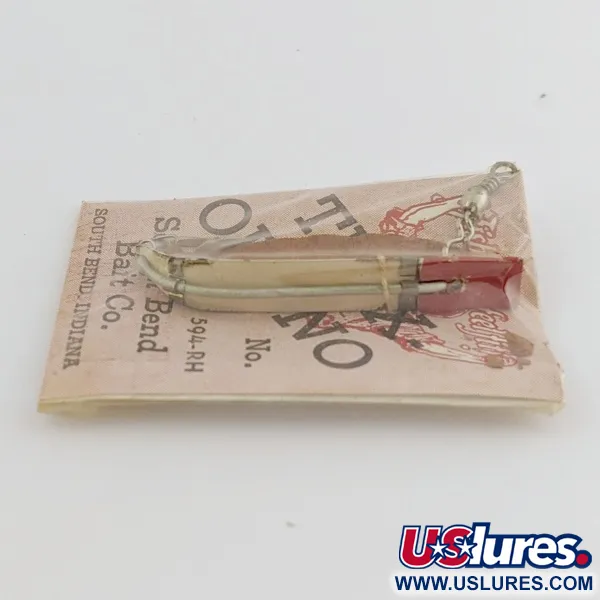 South Bend Trix-Oreno 594 Fliegenköder, Silber/Rot, 2 g, #24506