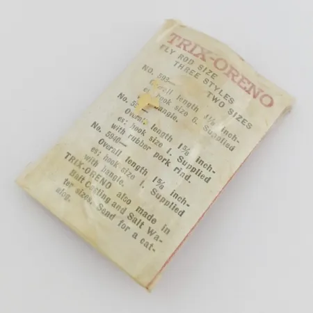 South Bend Trix-Oreno 594 Fliegenköder, Silber/Rot, 2 g, #24506