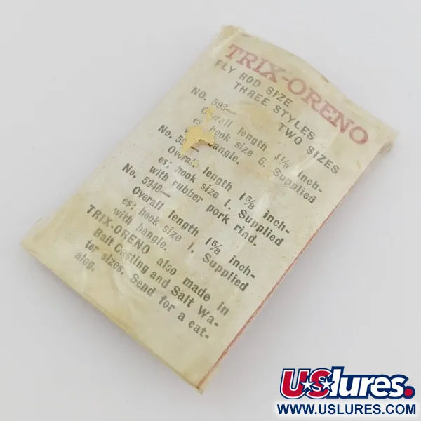 South Bend Trix-Oreno 594 Fliegenköder, Silber/Rot, 2 g, #24506