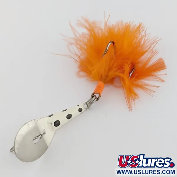 Glen Evans Gad-About Blinker, silber-weiß-orange, 7 g, #24519