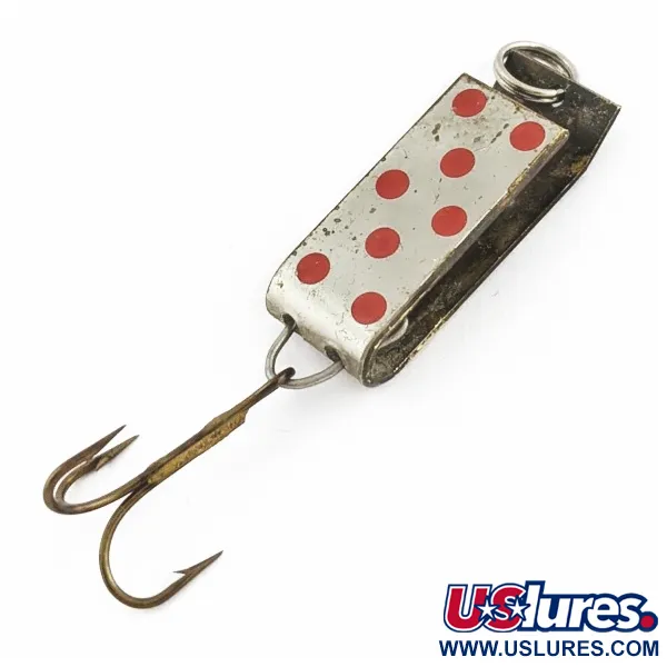 Jake's Lures Lil Jake Blinker, Nickel/Rot, 9 g, Gefalteter Körper, #24520