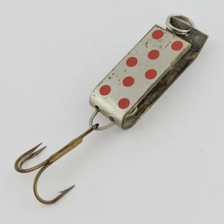 Jake's Lures Lil Jake Blinker, Nickel/Rot, 9 g, Gefalteter Körper, #24520