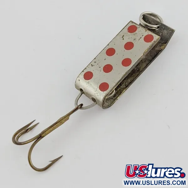 Jake's Lures Lil Jake Blinker, Nickel/Rot, 9 g, Gefalteter Körper, #24520
