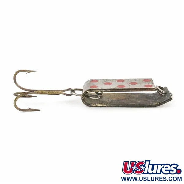 Jake's Lures Lil Jake Blinker, Nickel/Rot, 9 g, Gefalteter Körper, #24520