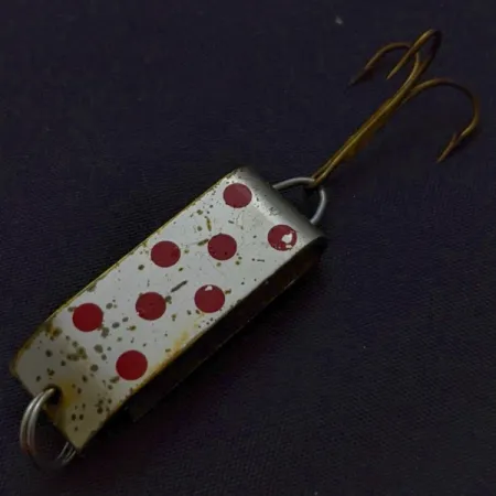 Jake's Lures Lil Jake Blinker, Nickel/Rot, 9 g, Gefalteter Körper, #24520