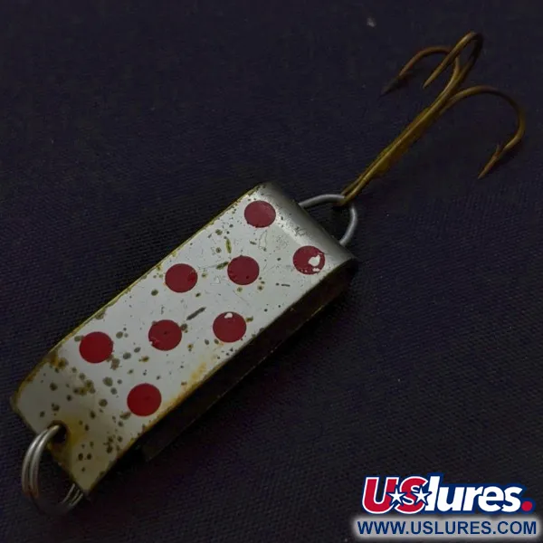 Jake's Lures Lil Jake Blinker, Nickel/Rot, 9 g, Gefalteter Körper, #24520