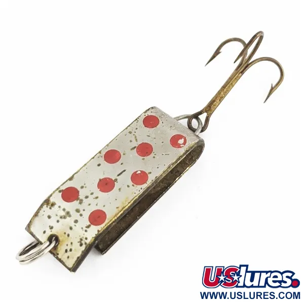 Jake's Lures Lil Jake Blinker, Nickel/Rot, 9 g, Gefalteter Körper, #24520