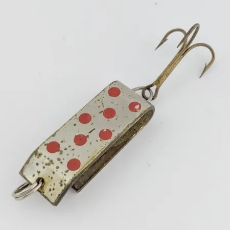 Jake's Lures Lil Jake Blinker, Nickel/Rot, 9 g, Gefalteter Körper, #24520