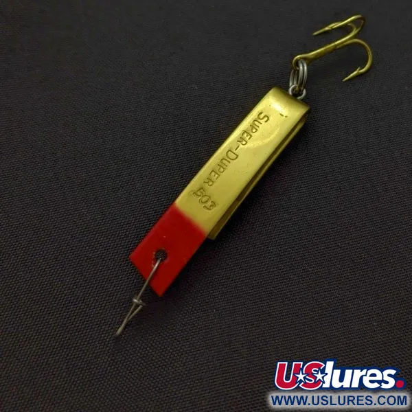 Luhr Jensen Super-Duper 503 Blinker, Gold/Red, 4.3 g, U-Shape, #24546