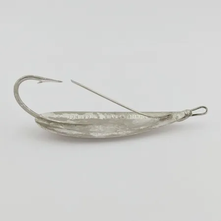 Johnson Silver Minnow Weedless Blinker, Nickel, 12g, Weedless, #24548