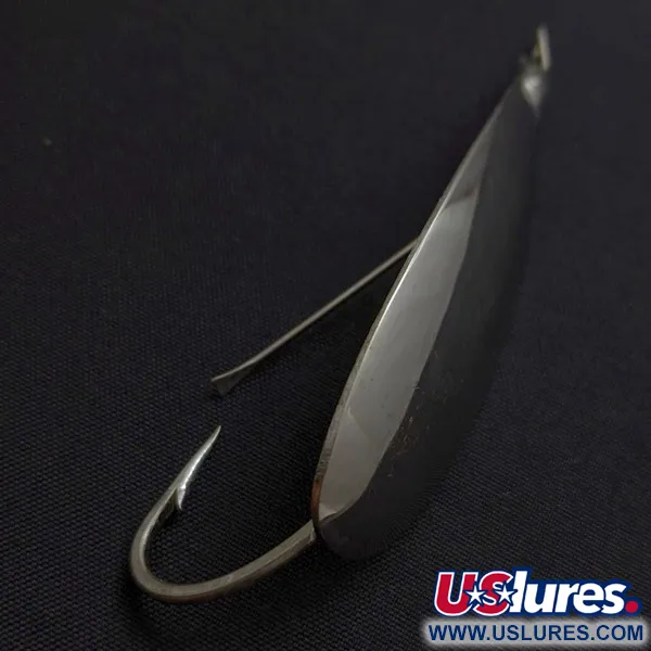 Johnson Silver Minnow Weedless Blinker, Nickel, 12g, Weedless, #24548