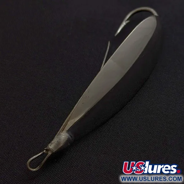 Johnson Silver Minnow Weedless Blinker, Nickel, 12g, Weedless, #24548