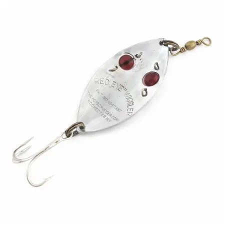 Hofschneider Red Eye Wiggler Blinker, Silber, 25 g, Glasaugen, #24579