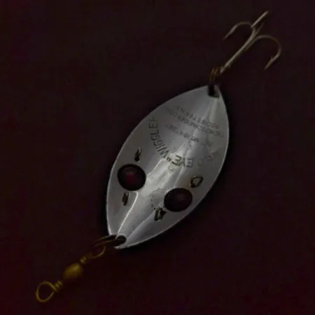 Hofschneider Red Eye Wiggler Blinker, Silber, 25 g, Glasaugen, #24579