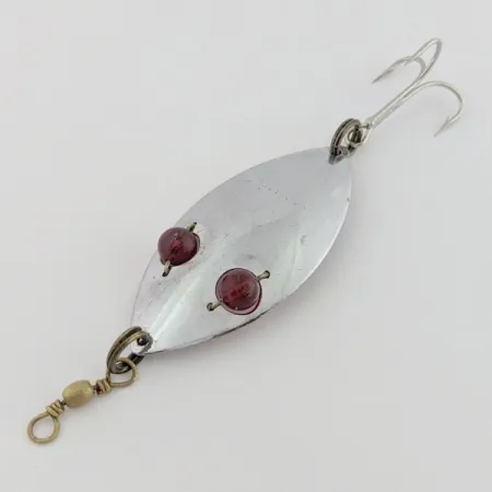 Hofschneider Red Eye Wiggler Blinker, Silber, 25 g, Glasaugen, #24579