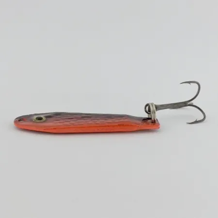 Renosky Bloody Jig Spoon, rot/schwarz, 12 g, Schuppenmuster, #24581