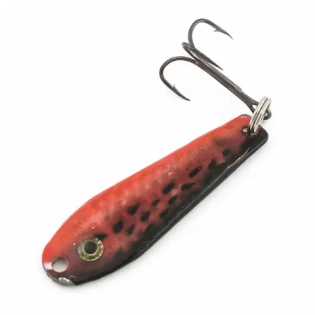 Renosky Bloody Jig Spoon, rot/schwarz, 12 g, Schuppenmuster, #24581