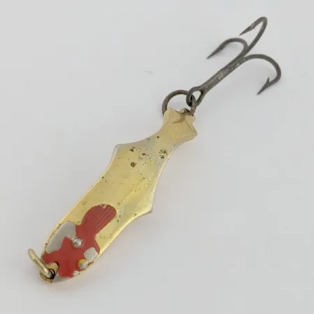 Pflueger Pippin Wobbler Blinker, Gold/Rot, 6g, #24582