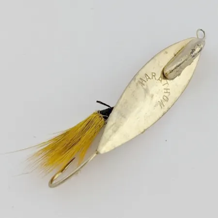 Marathon Weedless Spoon, Gold, 6 g, Bucktail, #24597