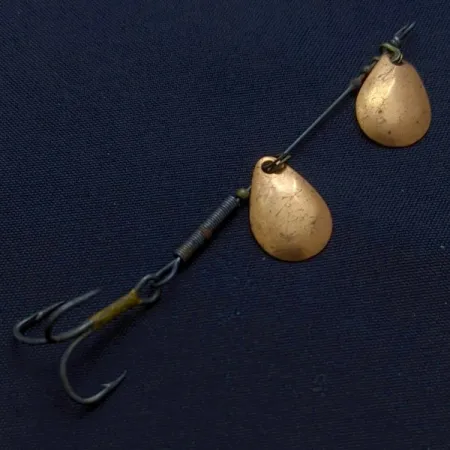 Worth Double Blade Spinner, Kupfer, 1.5 g, Zwei Spinnerblätter, #24603