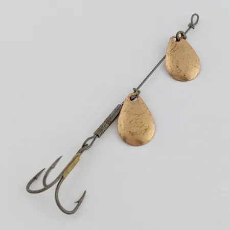 Worth Double Blade Spinner, Kupfer, 1.5 g, Zwei Spinnerblätter, #24603