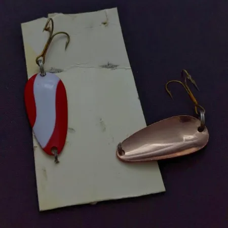 Glen Evans Spoon Blinker, rot/weiß/kupfer, 6g, 2er-Set, #24601