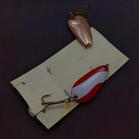 Glen Evans Spoon Blinker, rot/weiß/kupfer, 6g, 2er-Set, #24601