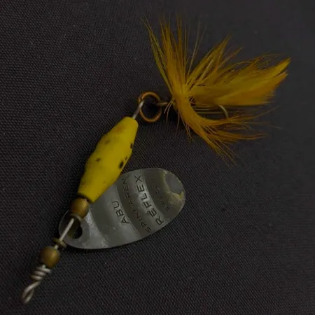 Abu Garcia Spinnaren Reflex Spinner, Schwarz/Gelb, 4g, befedert, #24621