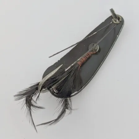 Blinker Weezel Rex Spoon, schwarz, 12g, Krautschutz-Feder, #24674