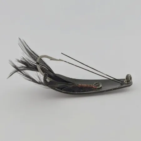 Blinker Weezel Rex Spoon, schwarz, 12g, Krautschutz-Feder, #24674