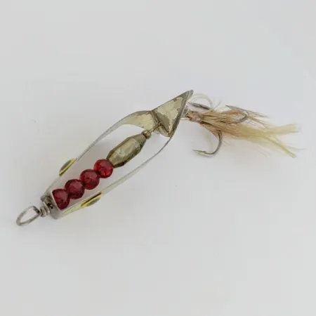 Spinner Mack's Hummbait, Nickel/Rot, 9g, Flügelkörper, #24676