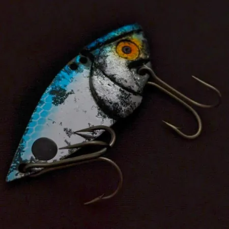 Cordell Gay Blade Bait, Nickel/Blau, 12g, Mehrfach-Ösen, #24687