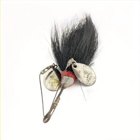 Jamison Shannon Twin Spinner, Nickel, 14g, Bucktail, #24708
