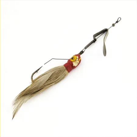Weezel Baby Feather Minnow, Nickel, 18 g, Krautschutz, #24711