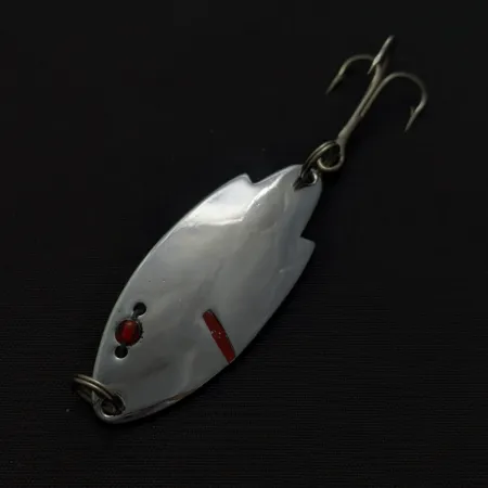 Herter's Swiss Spoon Blinker, Nickel, 7g, Rote Perle, #24721