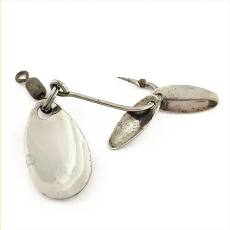 Hildebrandt Flicker Spinner, Nickel, 1g, Zwei Blätter, #24722