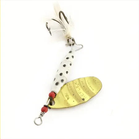 Abu Spinnaren Reflex, Gold, 7 g, Federdrilling, #24756